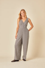 Black Printed Starlight Jumpsuit