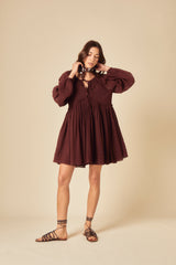 Brown Axel Mini Dress