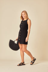 Black Tailored Peri Mini Dress