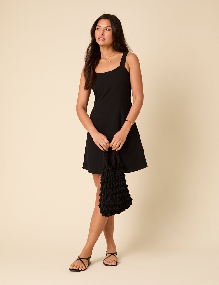 Black Florence Mini Dress