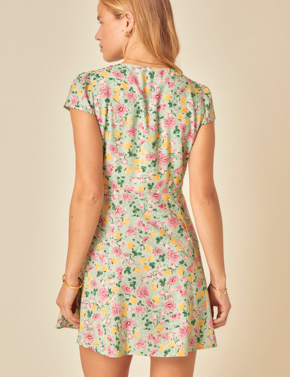 Petite Ditsy Floral Avery Mini Dress