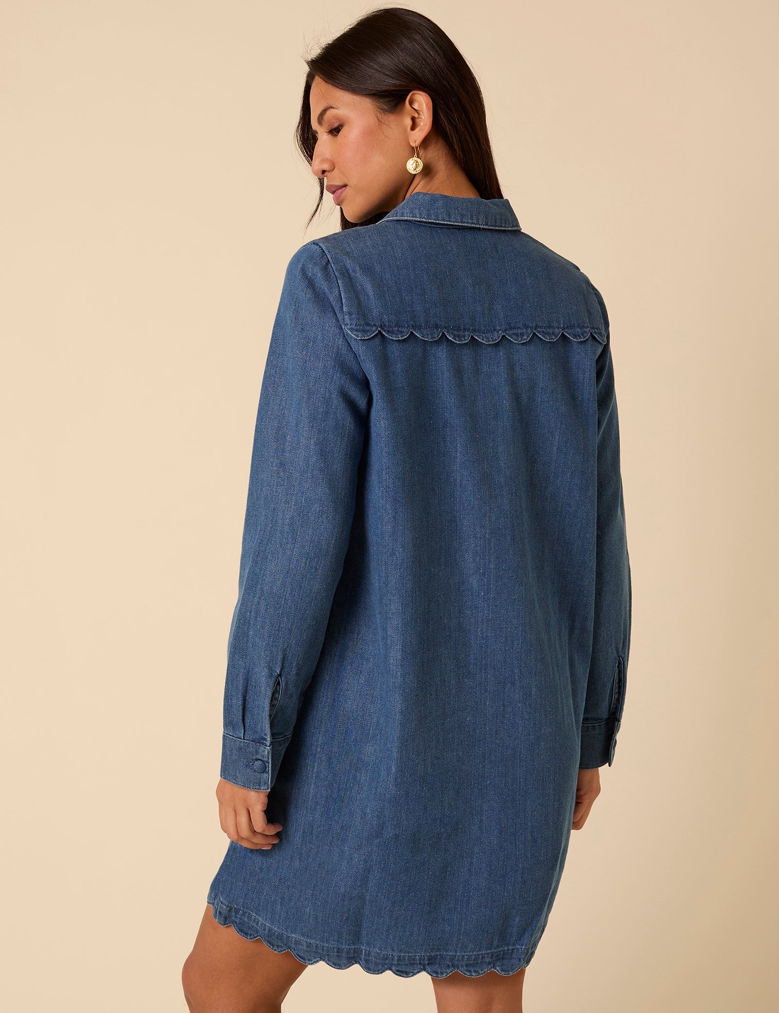 Blue Denim Kynance Mini Shirt Dress