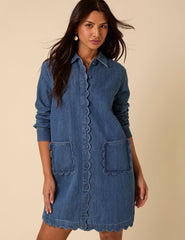 Blue Denim Kynance Mini Shirt Dress