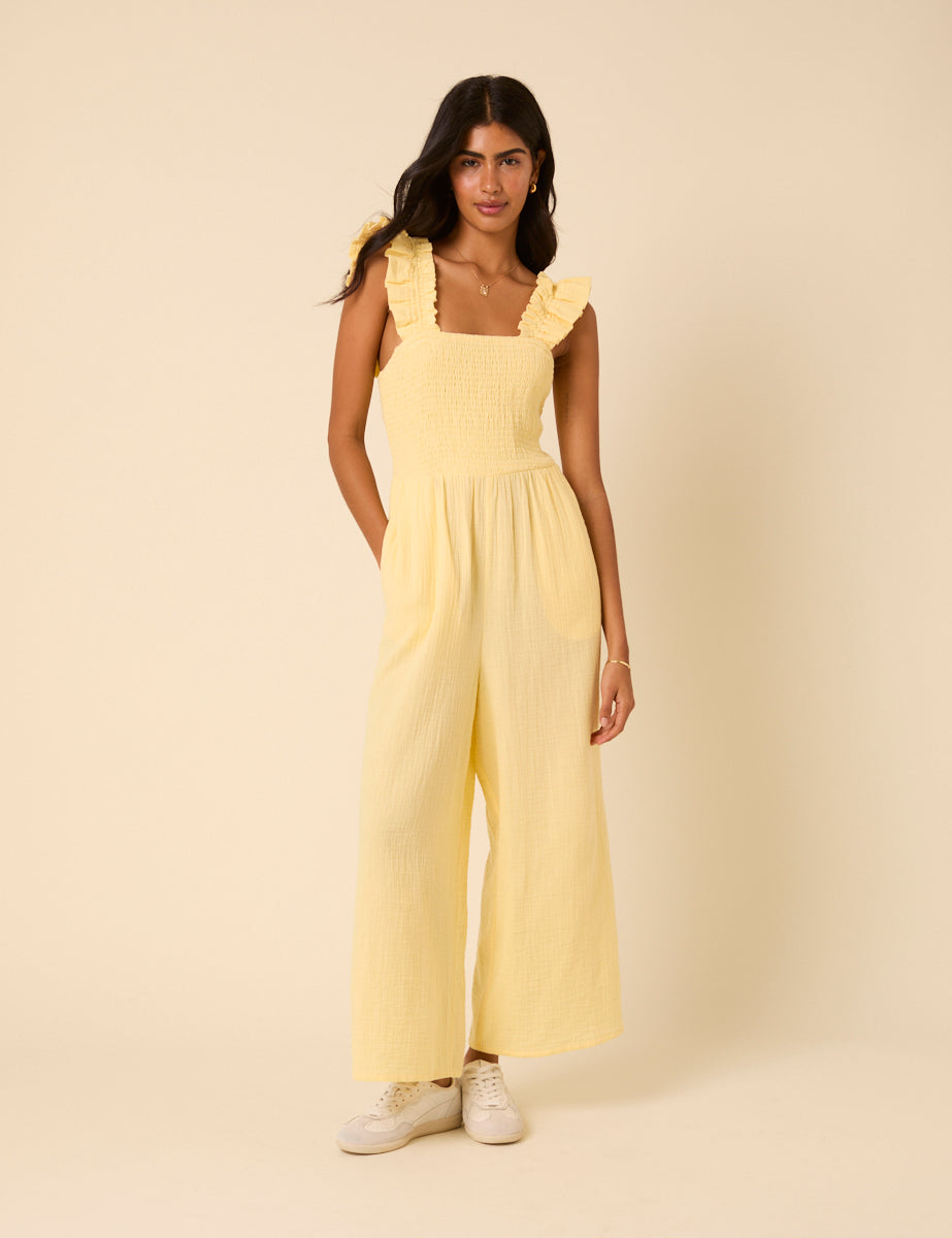 Butter Yellow Maya Jumpsuit