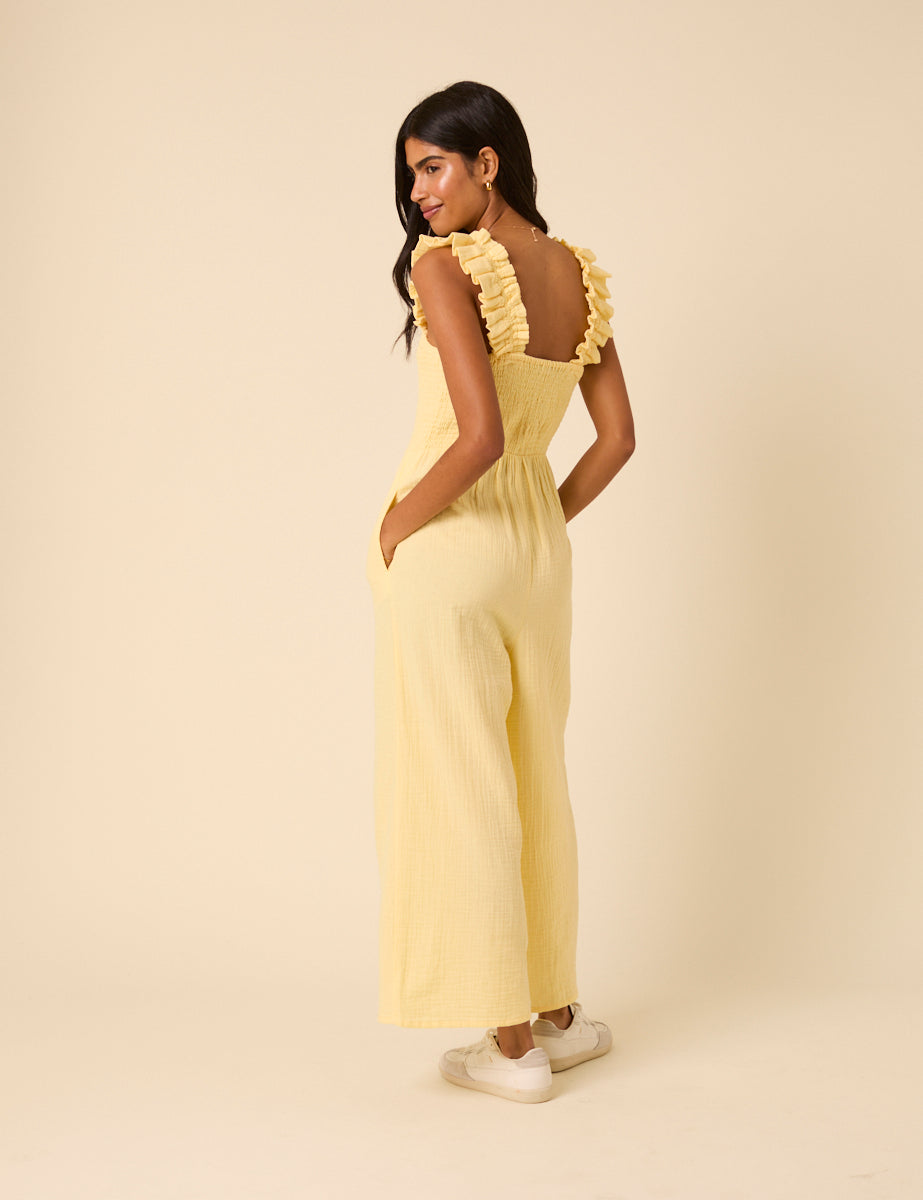 Butter Yellow Maya Jumpsuit