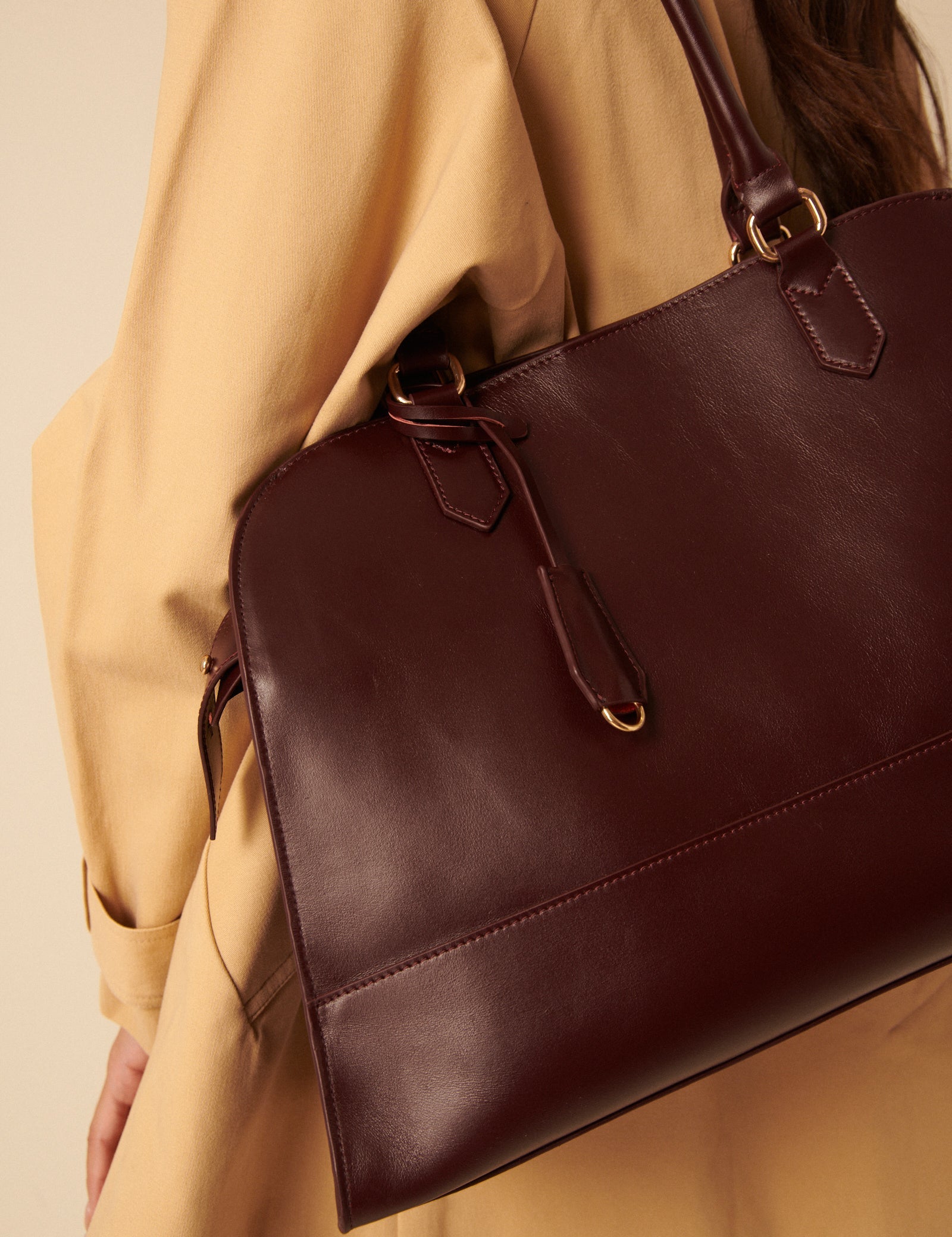 Burgundy Leather Doctors Bag