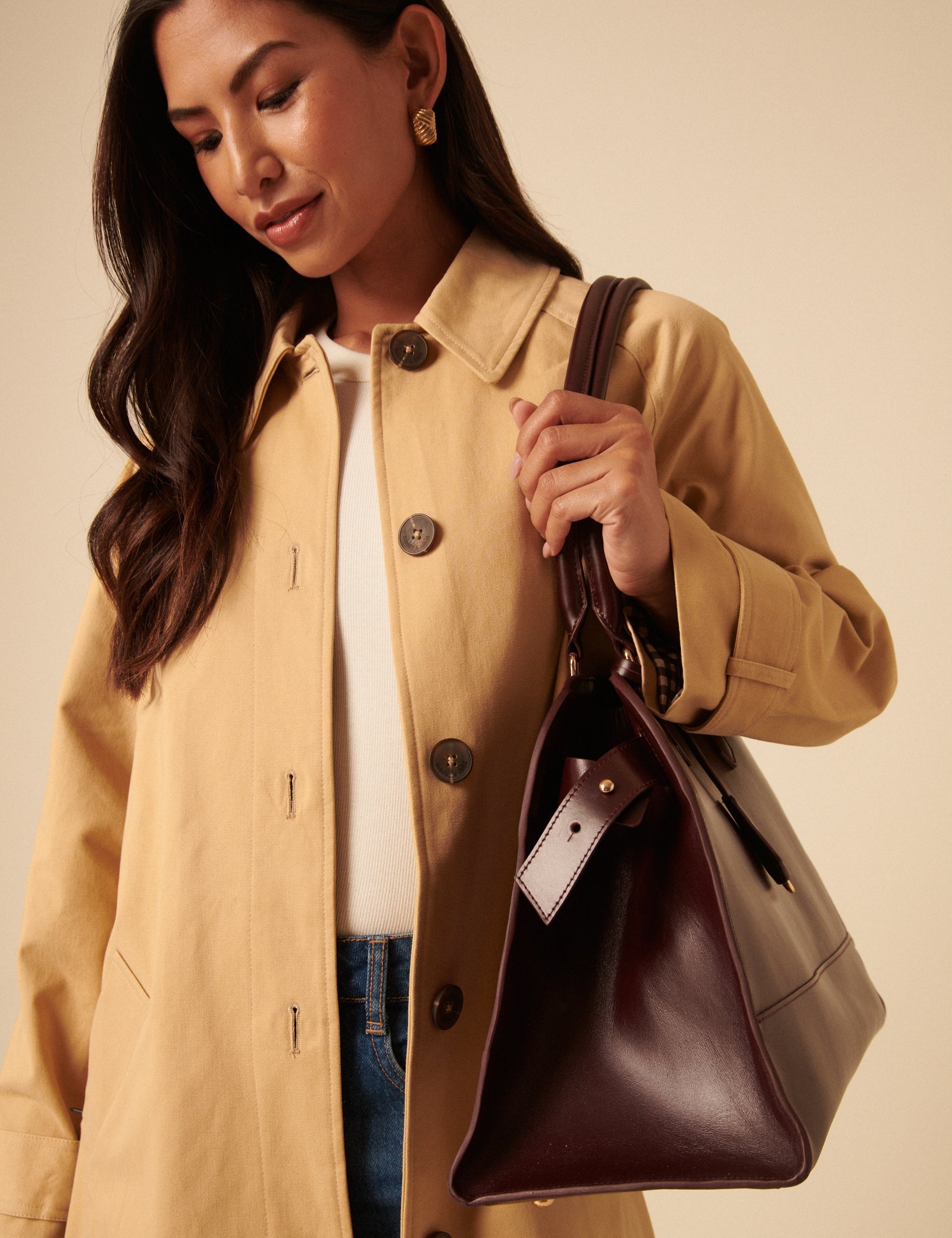 Burgundy Leather Doctors Bag