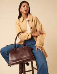 Burgundy Leather Doctors Bag