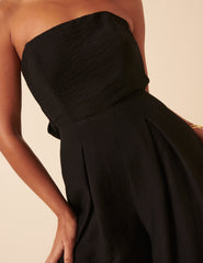 Petite Wide Leg Bandeau Rory Jumpsuit