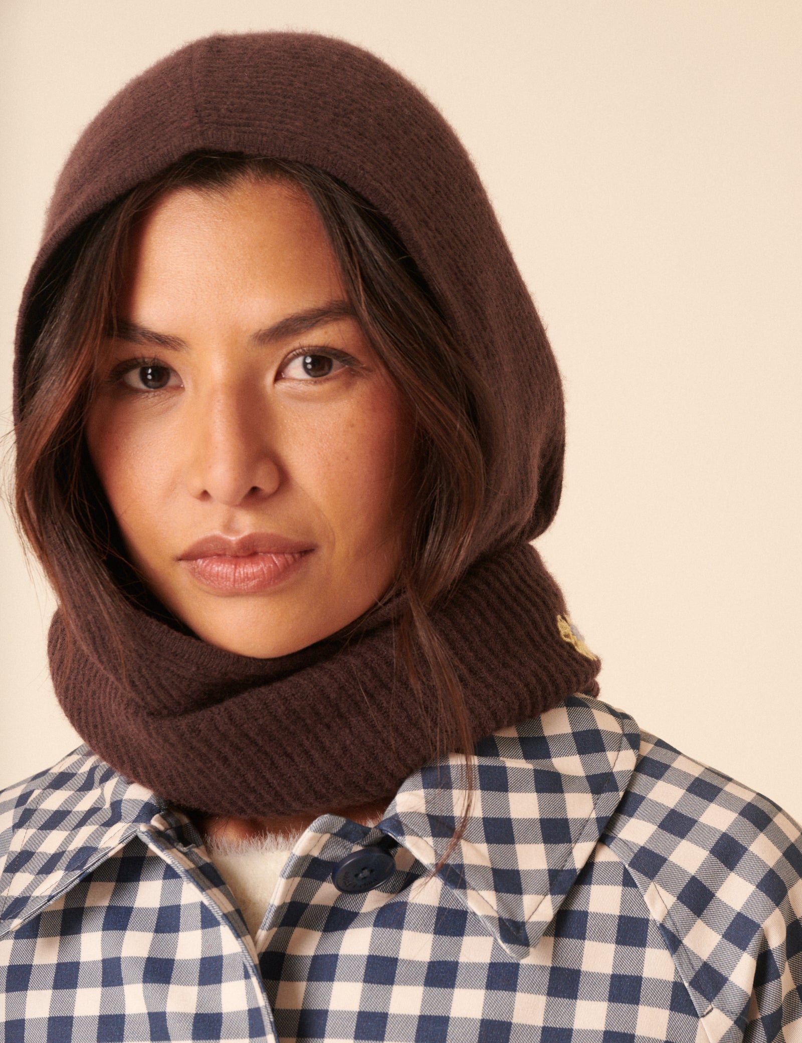 NC x TBCo Brown Wool Hood