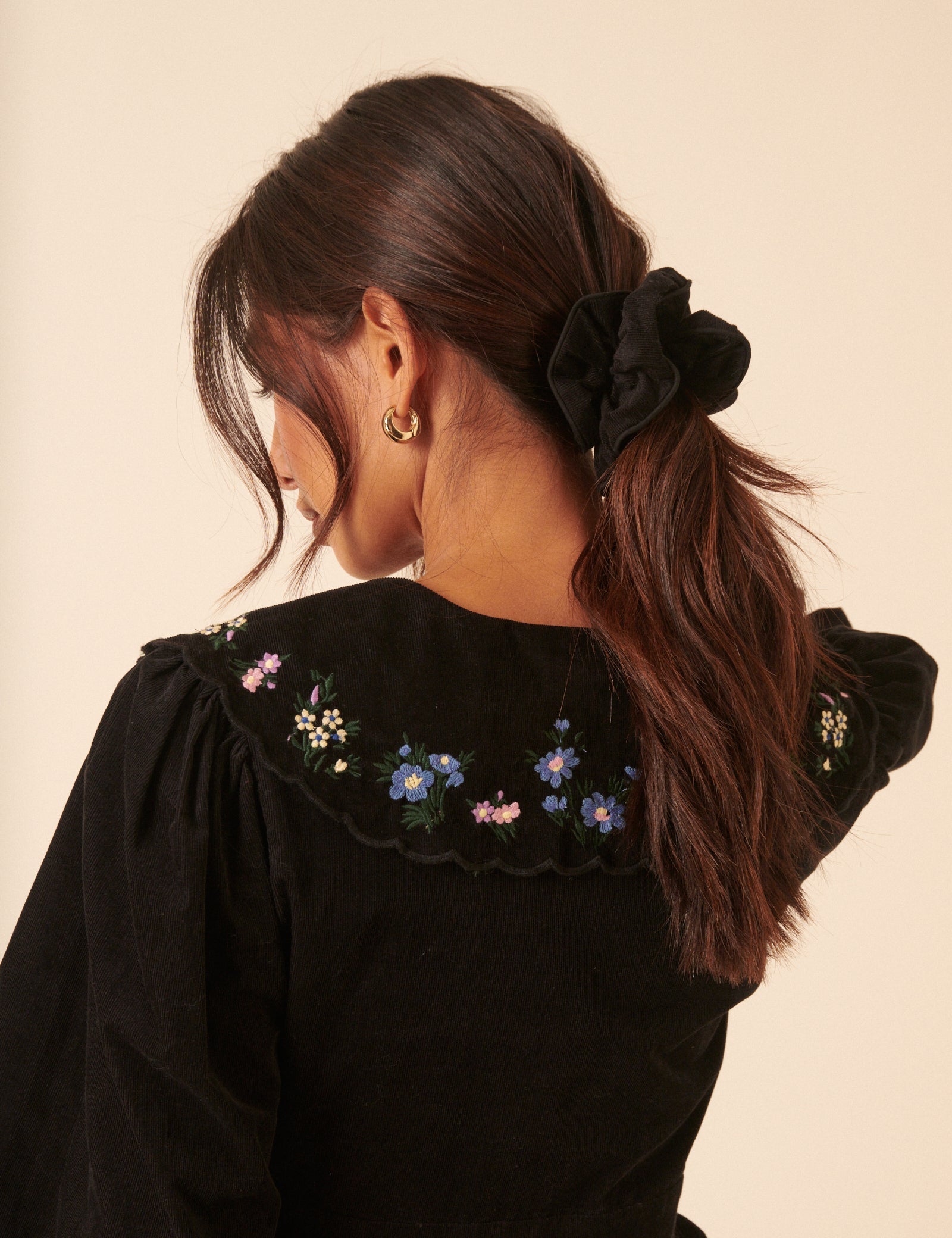 Black Cord Scrunchie