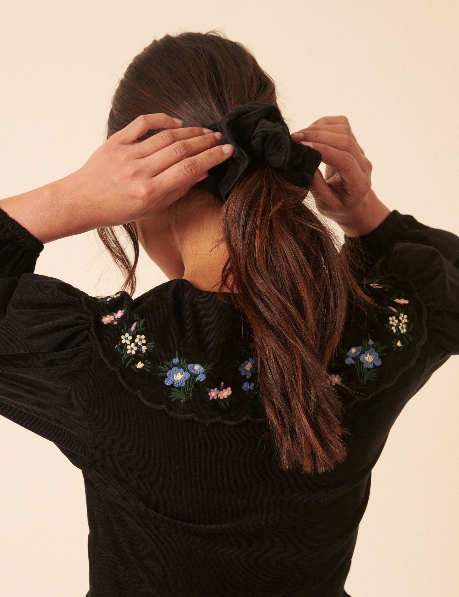 Black Cord Scrunchie