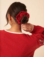 Red Cord Scrunchie
