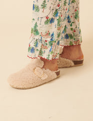 Cream Genuins Sheepskin Slippers