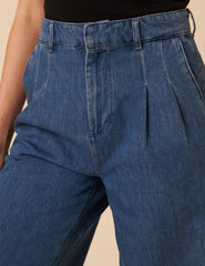 Blue Denim Bermuda Shorts