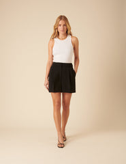 Black Tailored Shorts