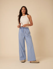 Blue Striped Shona Trousers