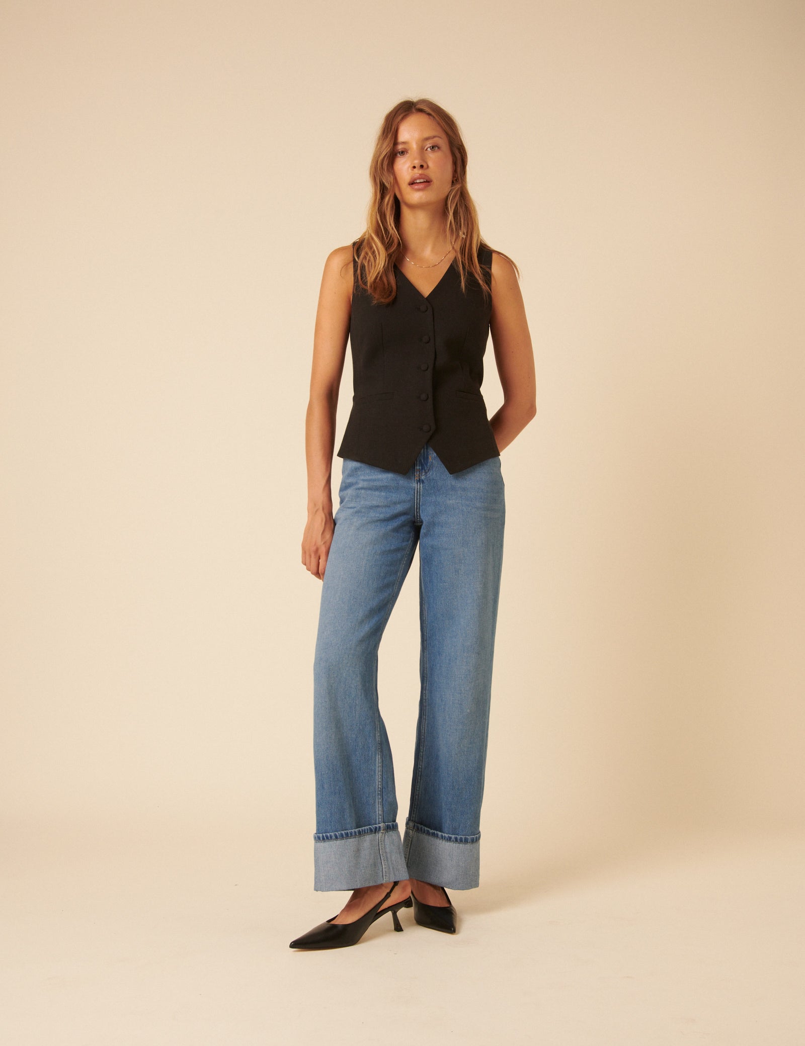 Dark Grey Tailored Waistcoat