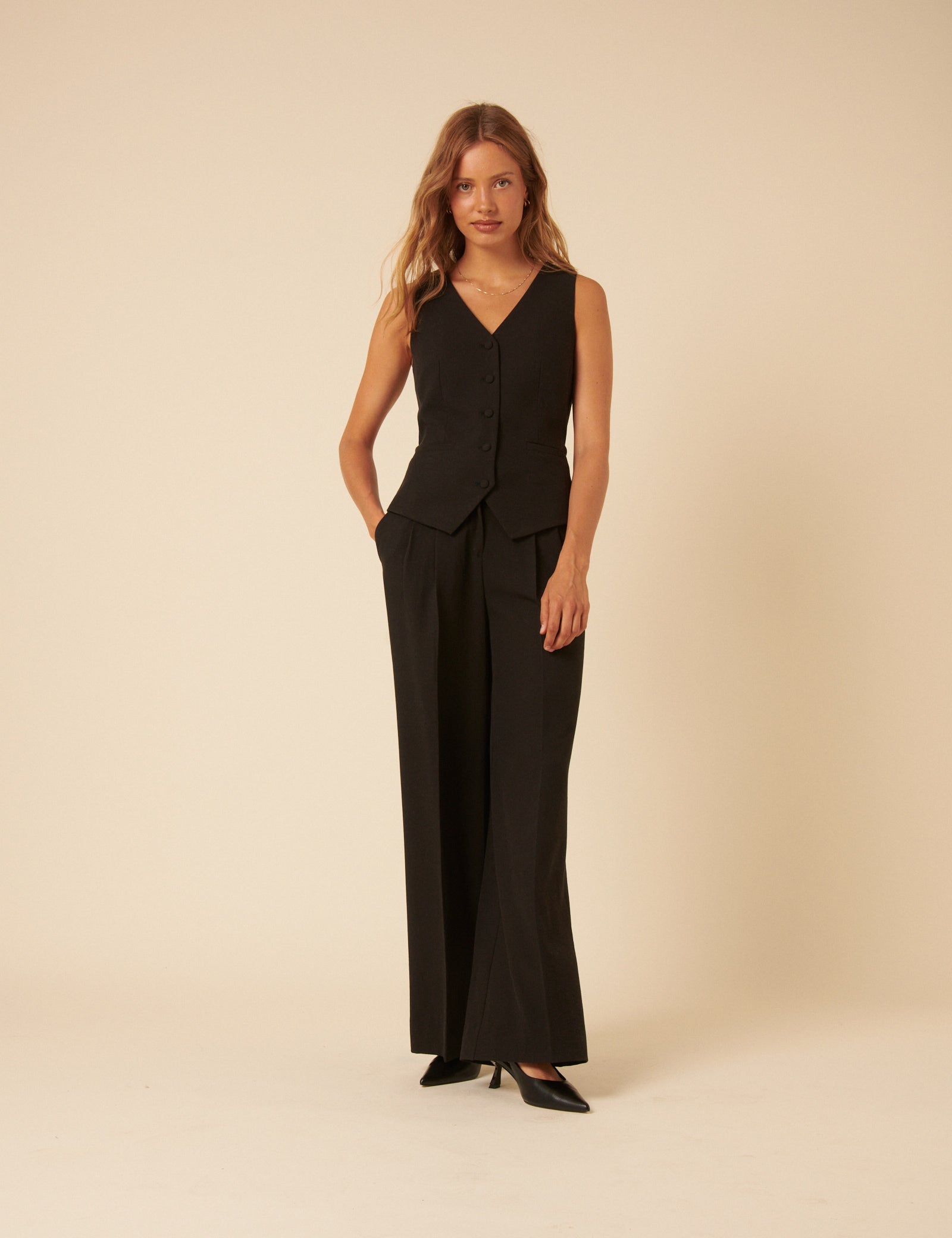 Dark Grey Tailored Waistcoat