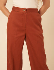 Burnt Orange Tailored Trousers