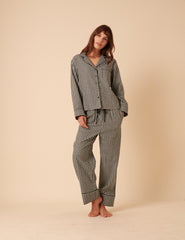 Forest Green Check Pyjama Trousers