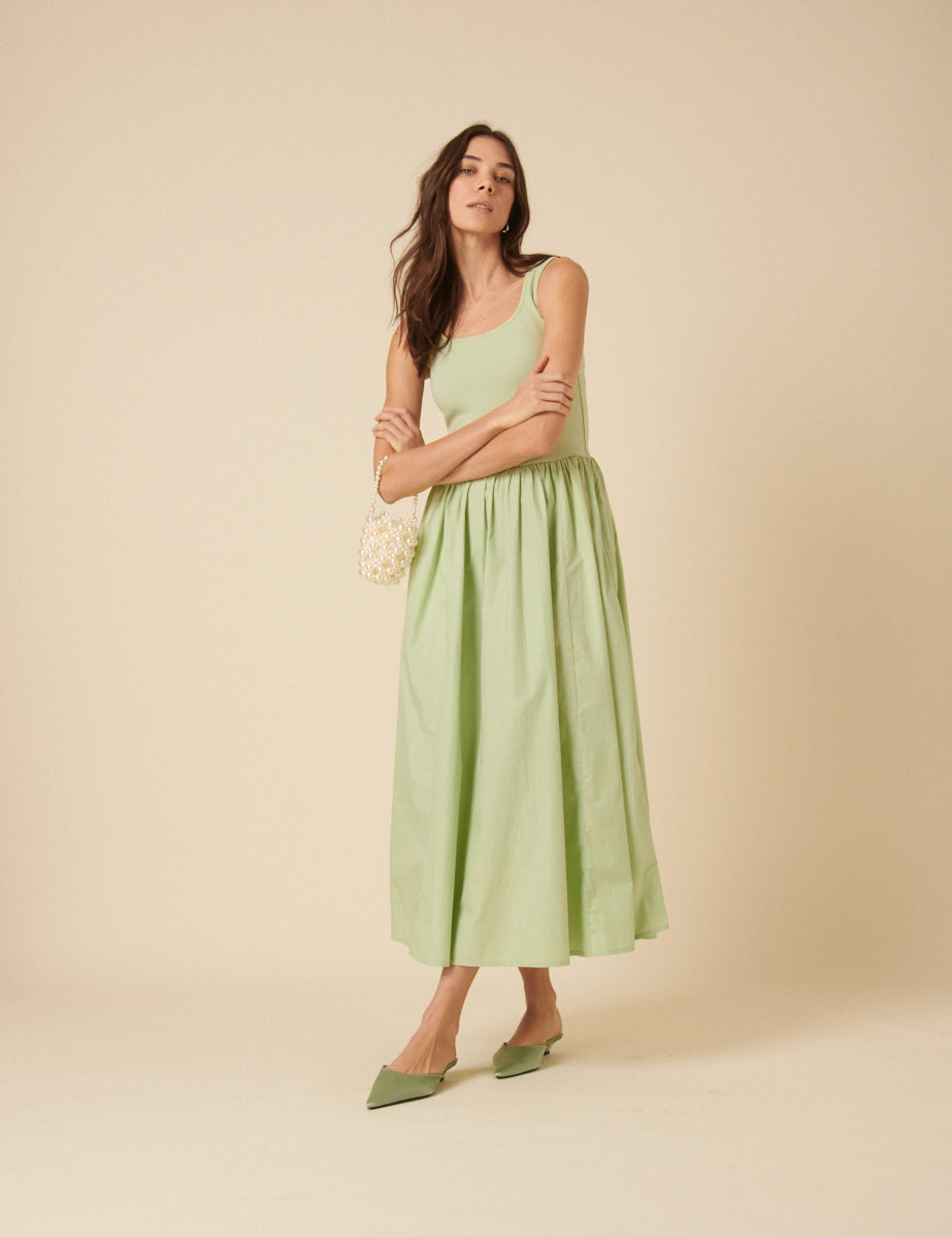 Green Colorado Midi Dress