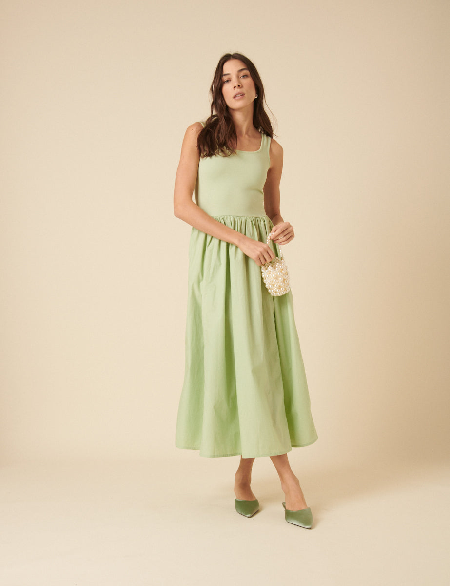 Green Colorado Midi Dress