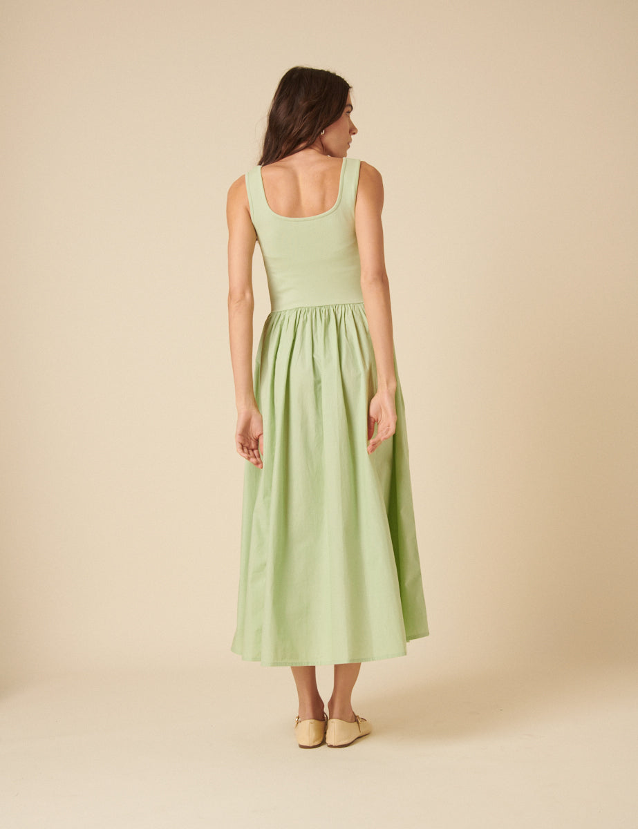 Green Colorado Midi Dress