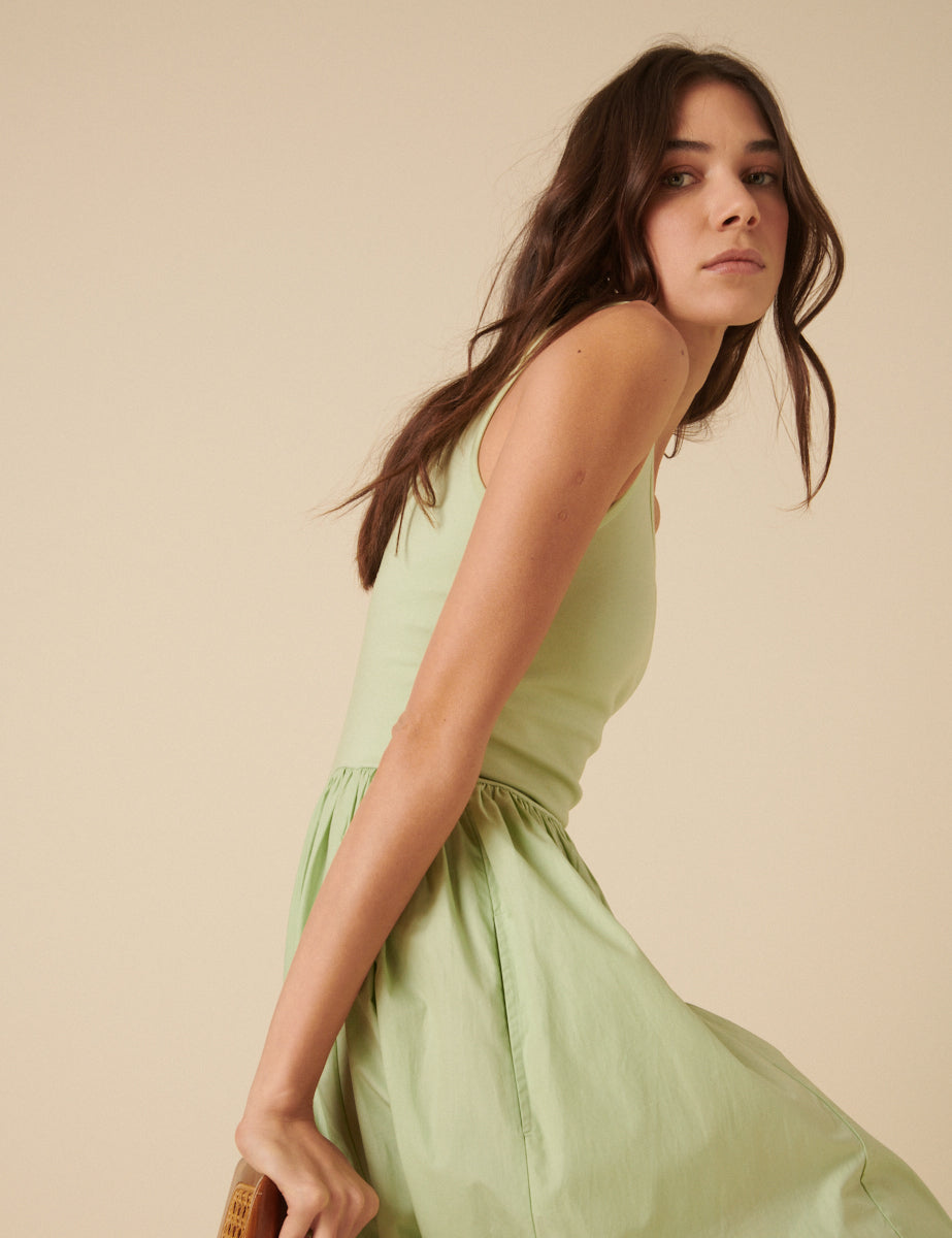 Green Colorado Midi Dress