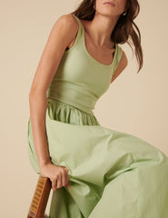 Green Colorado Midi Dress
