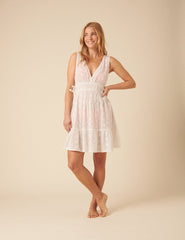 White Broderie Anglaise Mini Dress