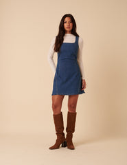 Blue Denim Delta Mini Dress