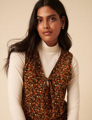 Ditsy Floral Nila Pinafore Mini Dress