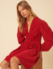 Red Cord Starlight Mini Dress