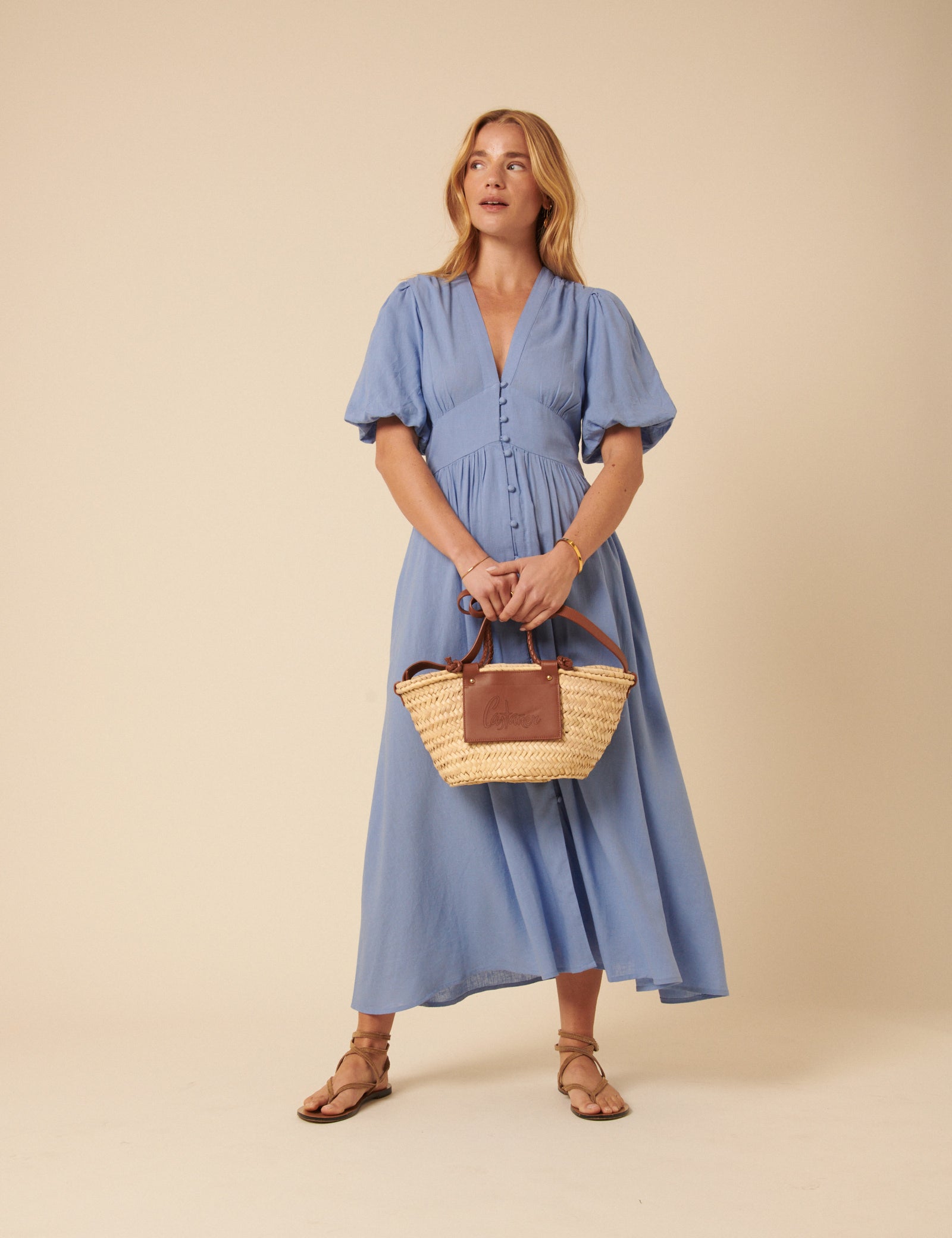 Blue Starlight Midi Dress