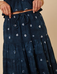 Tie Dye Midi Skirt