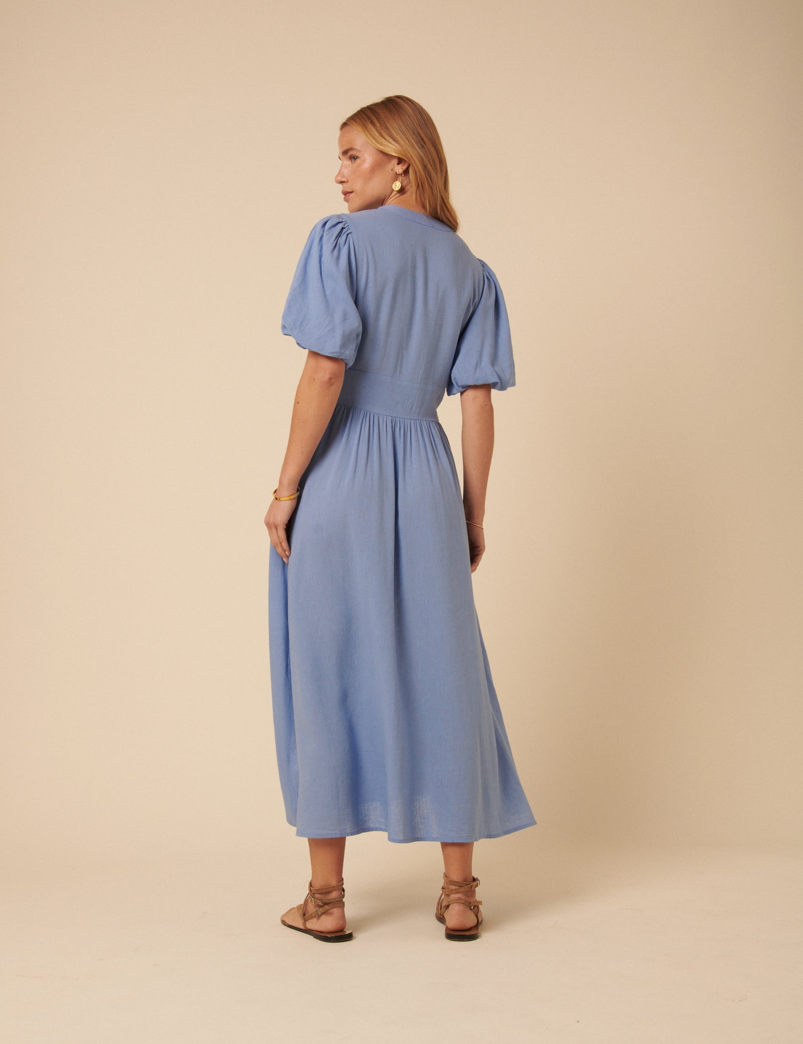Blue Starlight Midi Dress