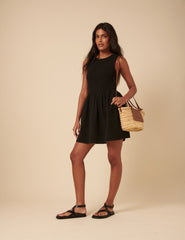 Black Sleeveless Charlie Mini Dress