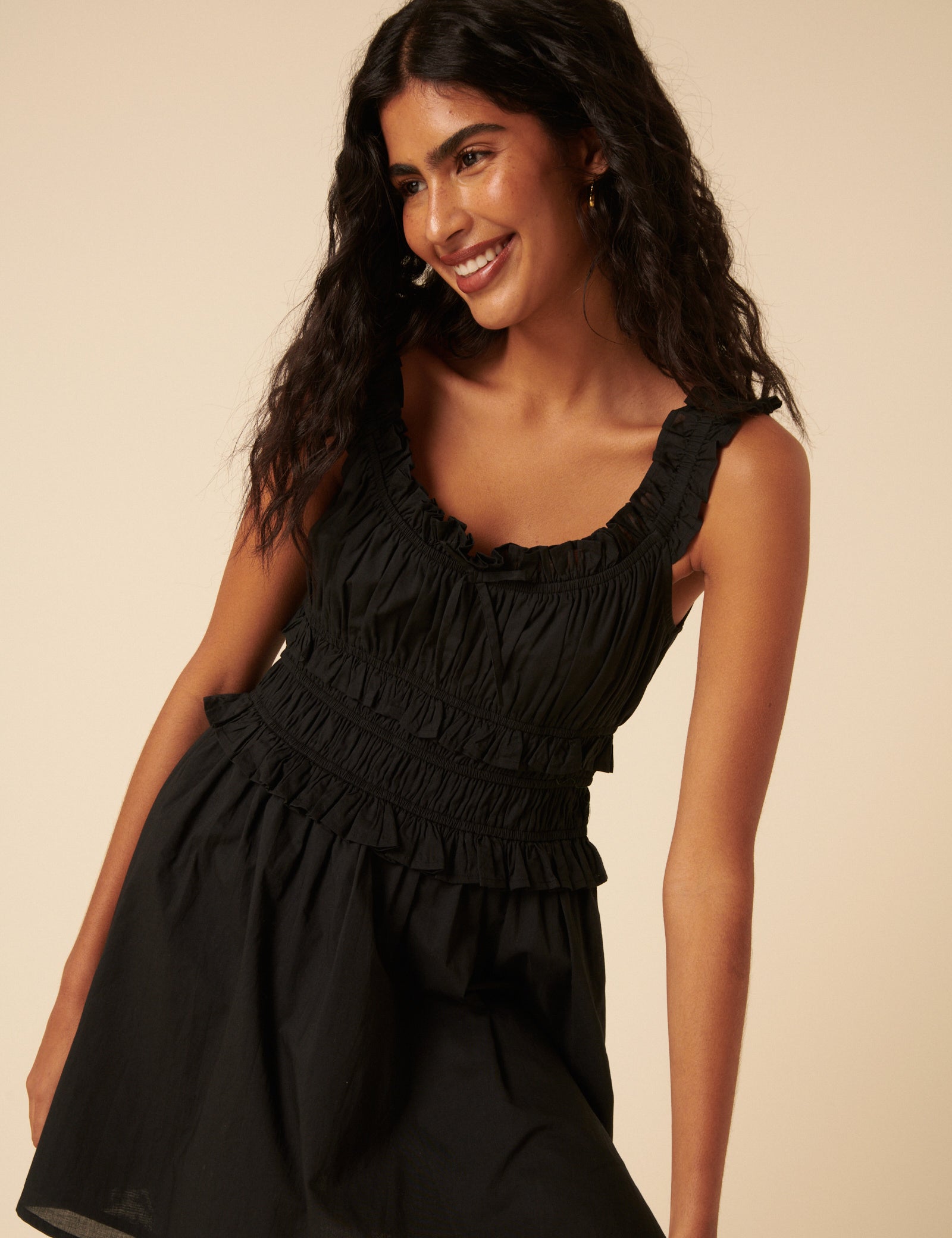 Black Ariel Mini Dress