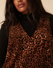 Leopard Print Piper Pinny Dress