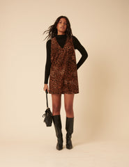 Leopard Print Piper Pinny Dress