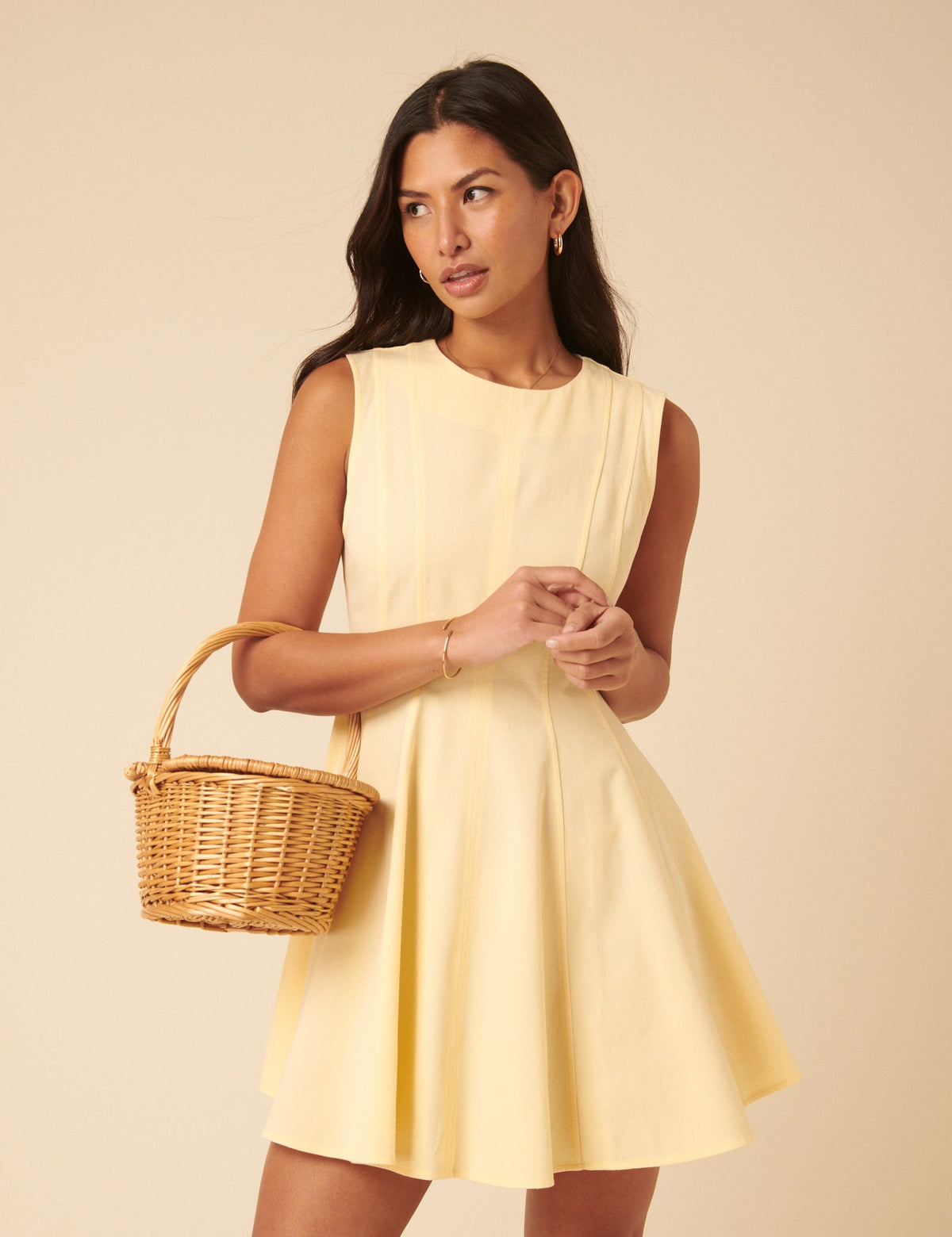 Butter Yellow Brynn Mini Dress