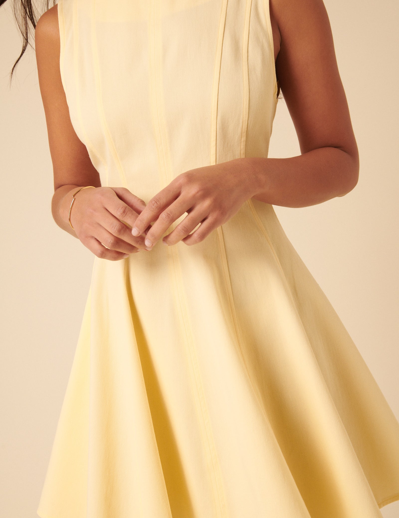 Butter Yellow Brynn Mini Dress