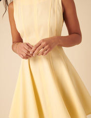 Butter Yellow Brynn Mini Dress