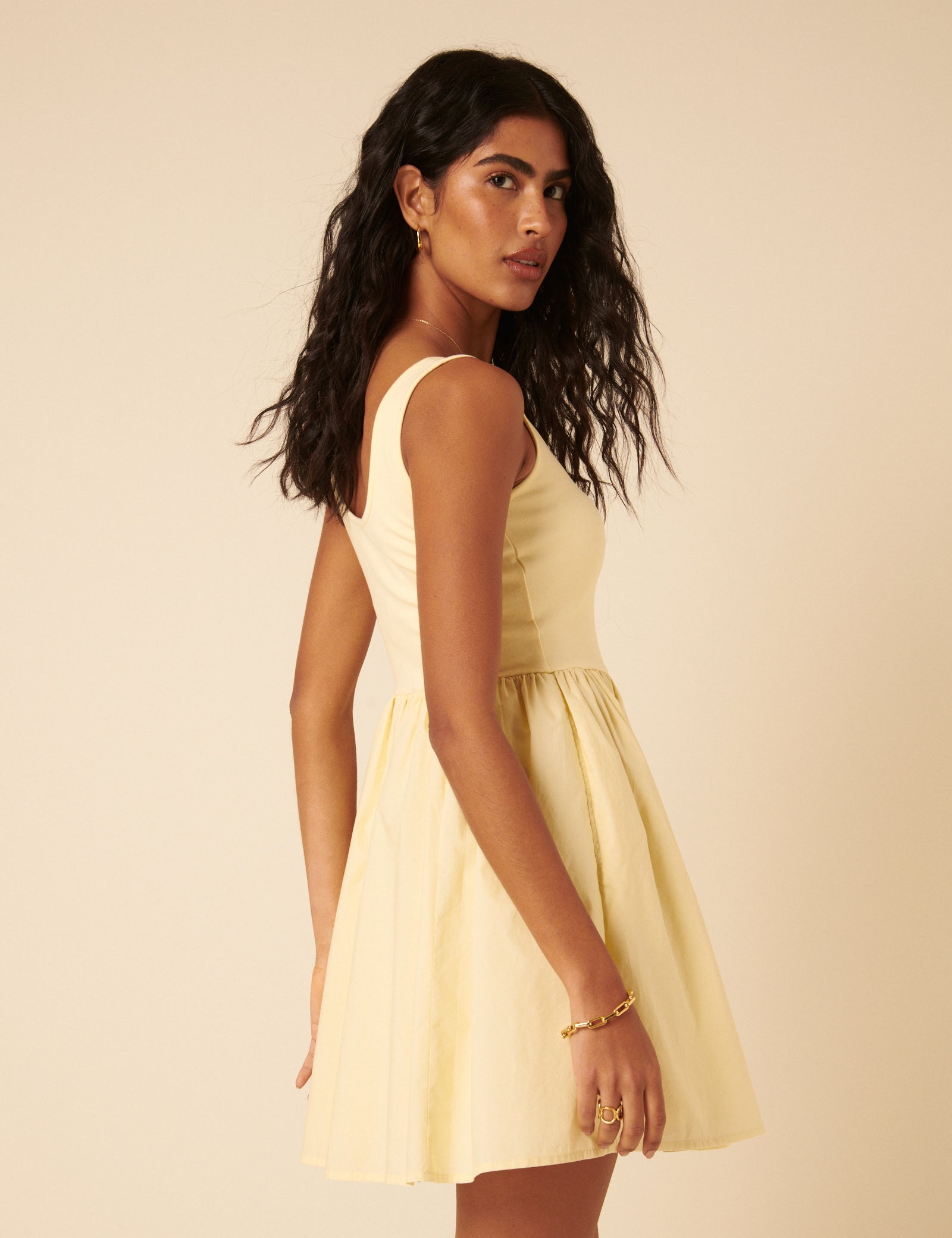 Butter Yellow Colorado Mini Dress