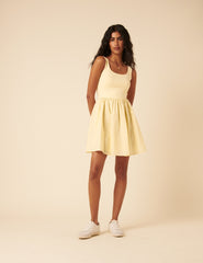 Butter Yellow Colorado Mini Dress