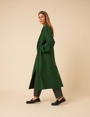 Green Double Breasted Coat