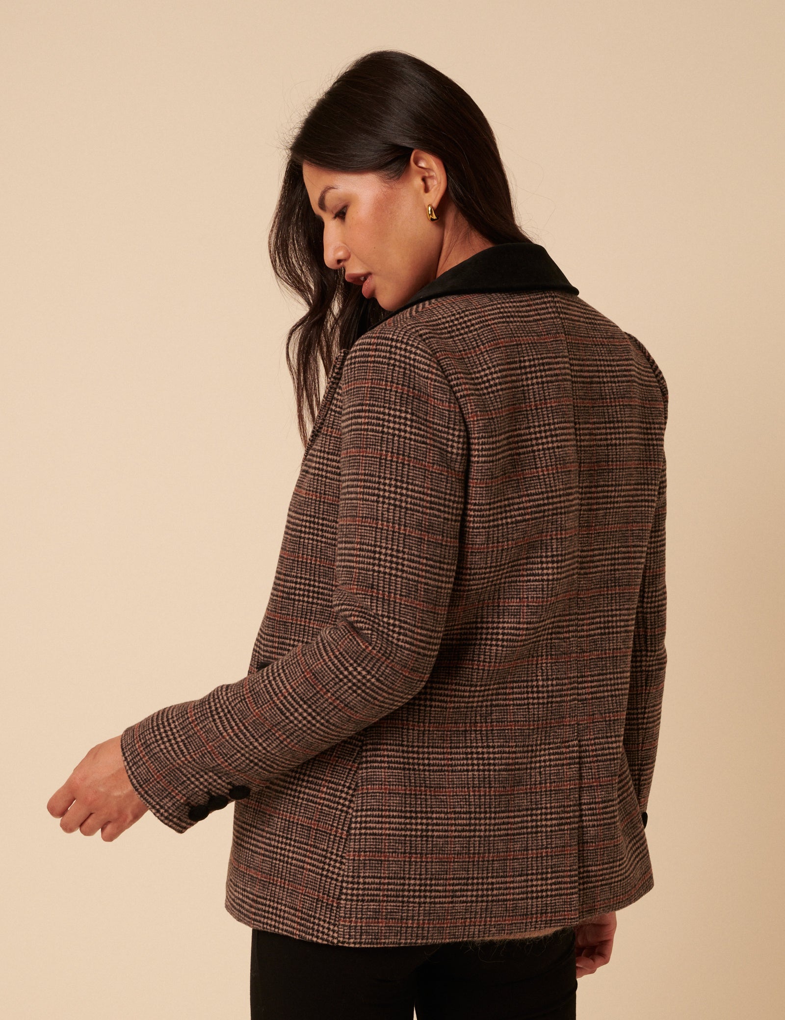 Heritage Check Single Breasted Blazer