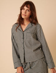 Forest Green Check Pyjama Top