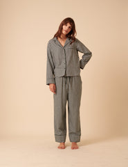 Forest Green Check Pyjama Top